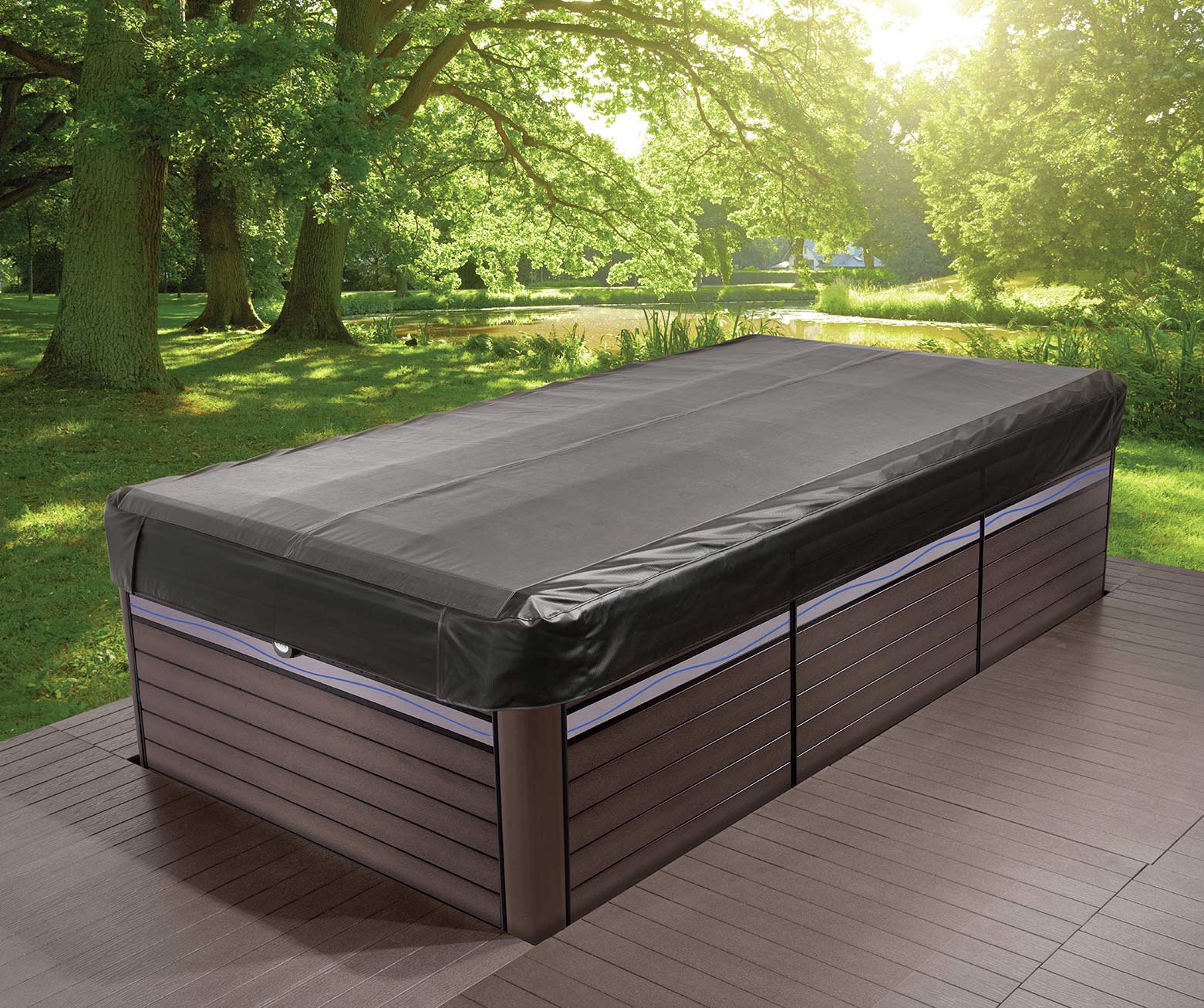 axis cover on a swim spa