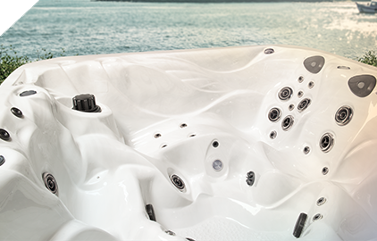 Sleek ergonomic design is visually apparent on all Master Spas Hot Tubs